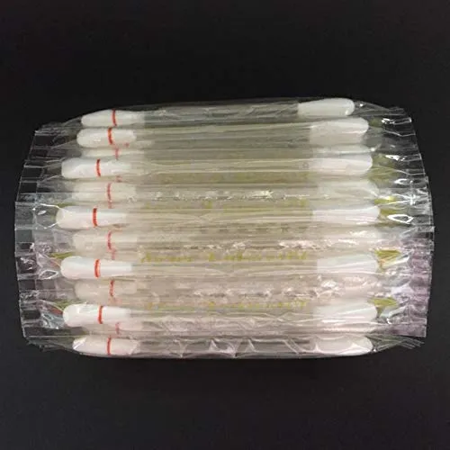 100 pcs Vitamin E Lips Oil Swabs Stick Disposable VE Cotton Swab Protect Lip Gum Anti-dry Moisture For Use Before Teeth Whitening (100 Pcs)