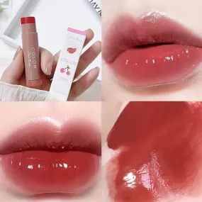 3 Pcs Tinted Moisturizing Lip Balm Lipstick Hydrating Fade Lip Lines Anti-dry Anti-crack Lipstick Lip Cream