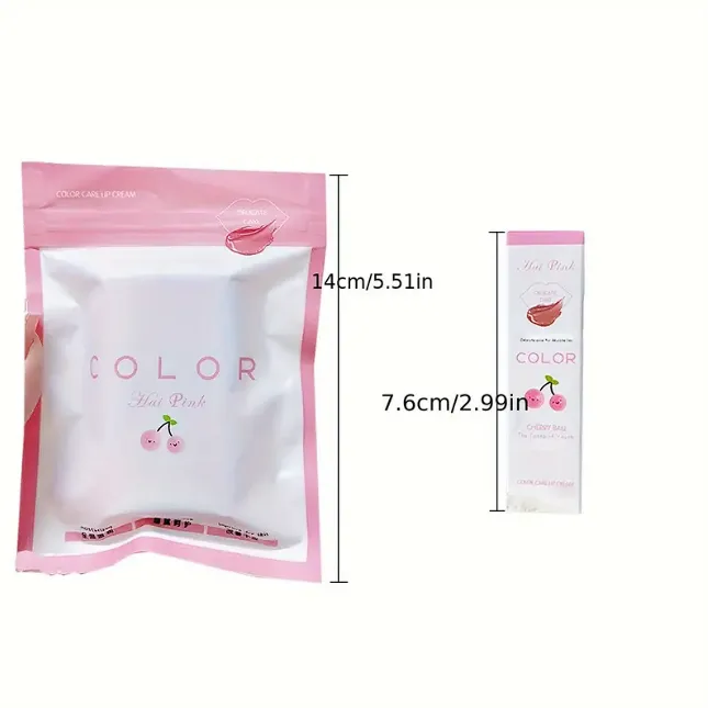 3 Pcs Tinted Moisturizing Lip Balm Lipstick Hydrating Fade Lip Lines Anti-dry Anti-crack Lipstick Lip Cream