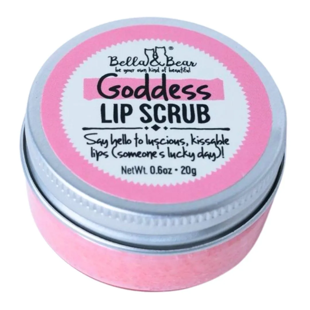 Bella and Bear Goddess Lip Set | Lip Scrub & Lip Butter | Gift Set