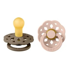 BIBS Dummies Boheme - Dark Oak/ Blush 2PK