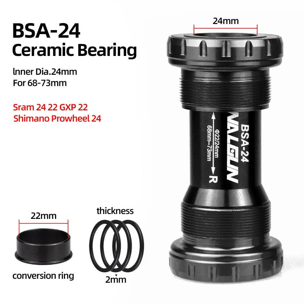 BSA BSA24 BSA30 Bike Bottom Bracket Ceramic BB MTB Road 24mm 30mm DUB Movimento Central Hollowtech Ultegra XT GXP Bicycle Crank