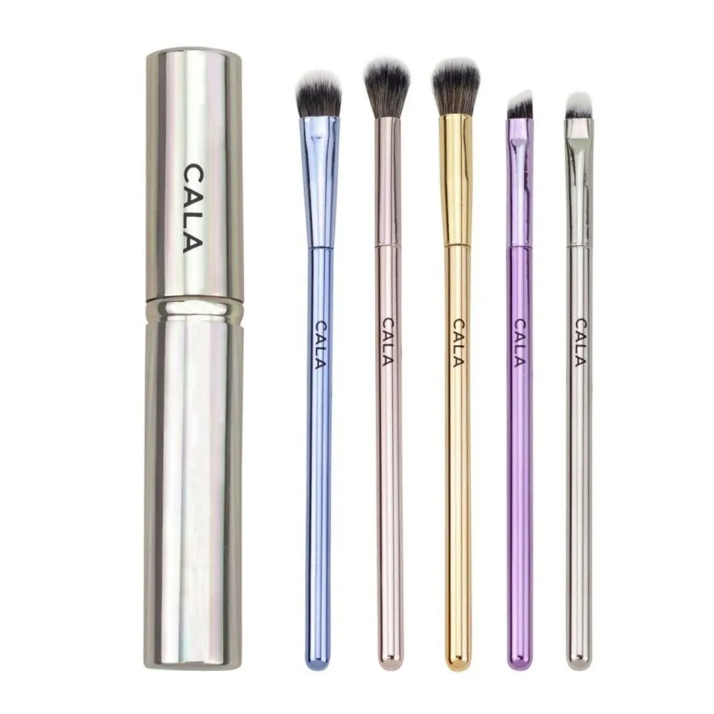 Cala Eye Need It Brush Set | Mixed Metals