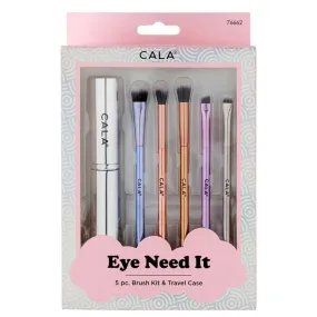 Cala Eye Need It Brush Set | Mixed Metals