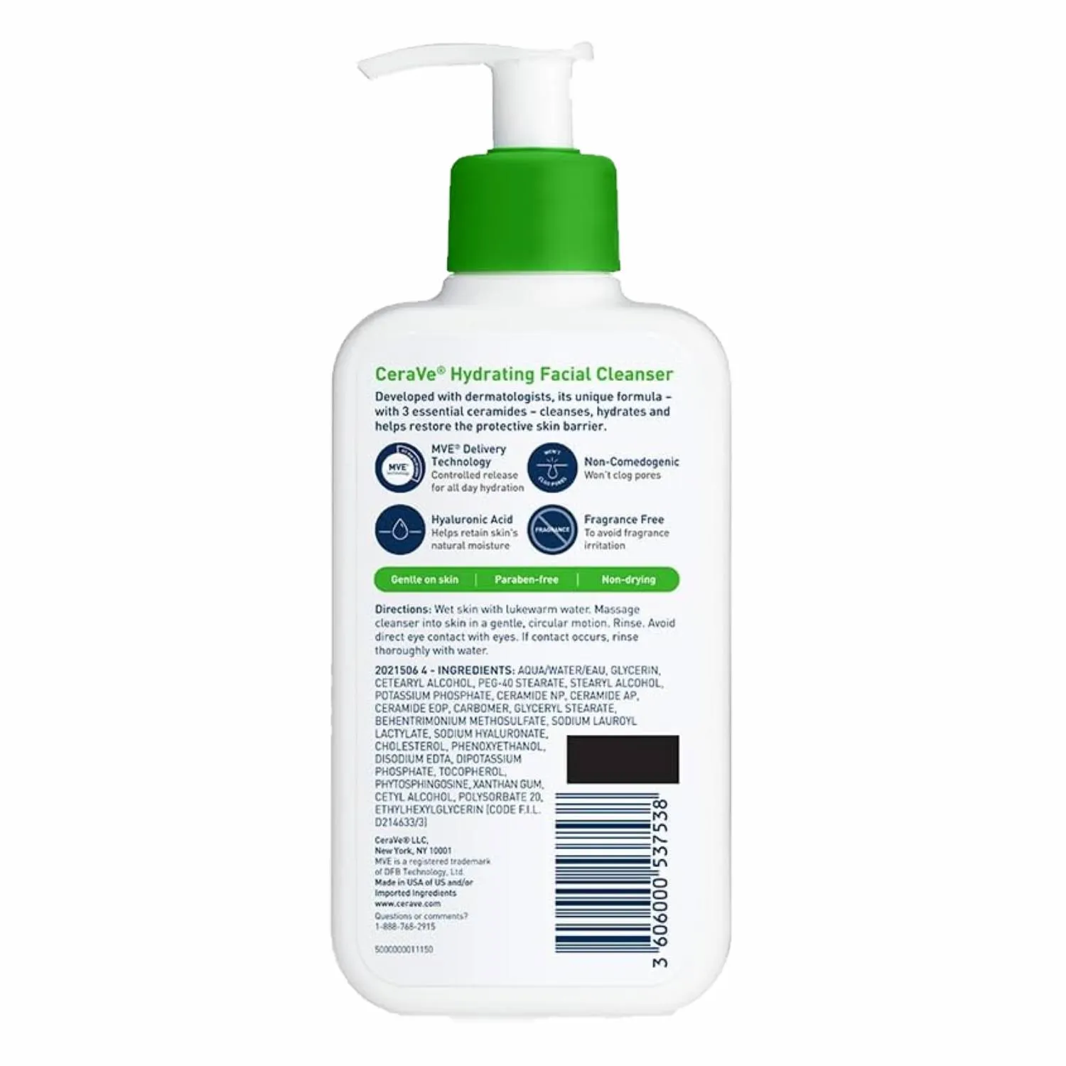 CeraVe - Hydrating Facial Cleanser  8 oz - 12 Pack