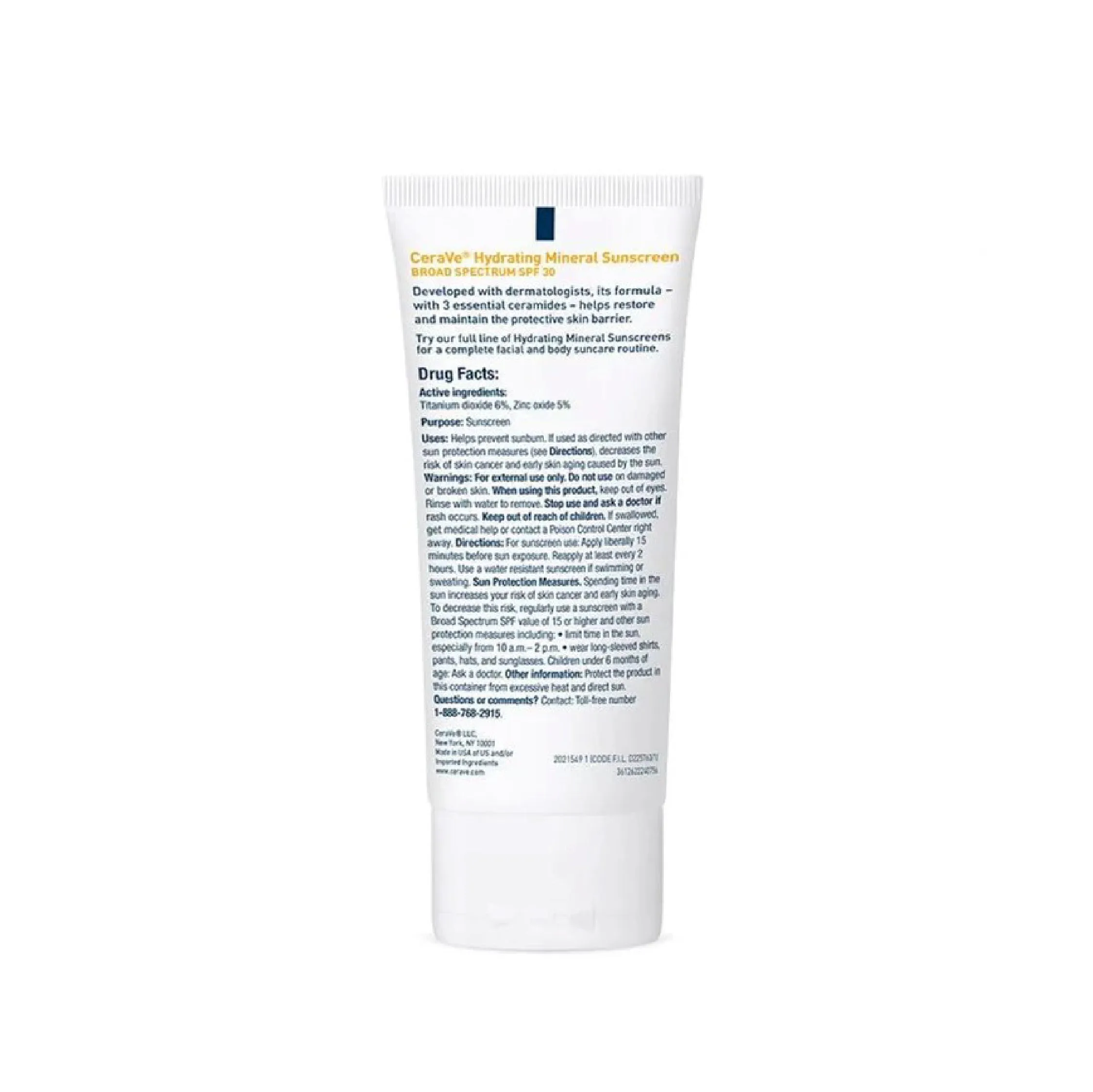 CeraVe - Hydrating Sunscreen SPF 30 Face Lotion 75 ml
