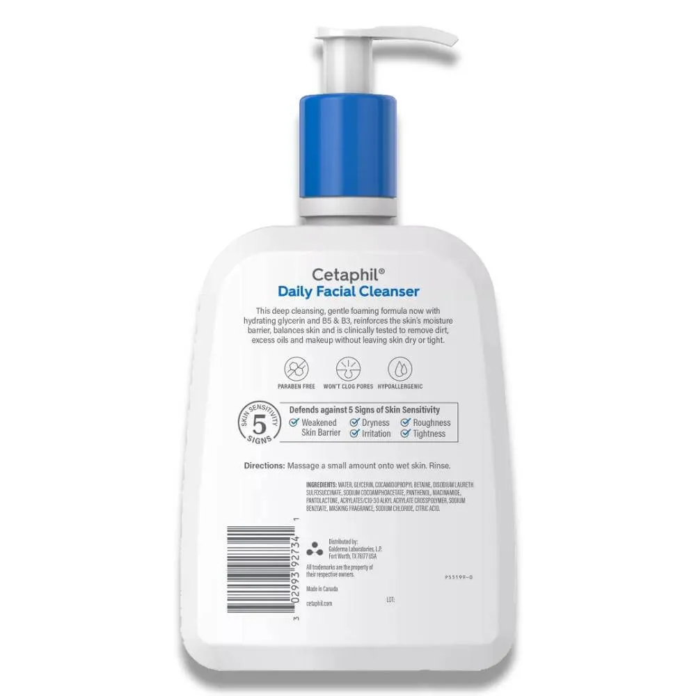 Cetaphil -  Daily Facial Cleanser 16 oz - 12 Pack