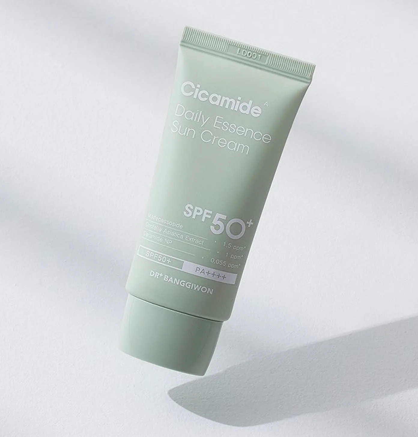 Dr.Banggiwon Cicamide Daily Essence Sun Cream SPF50  PA     50g X 2 packs
