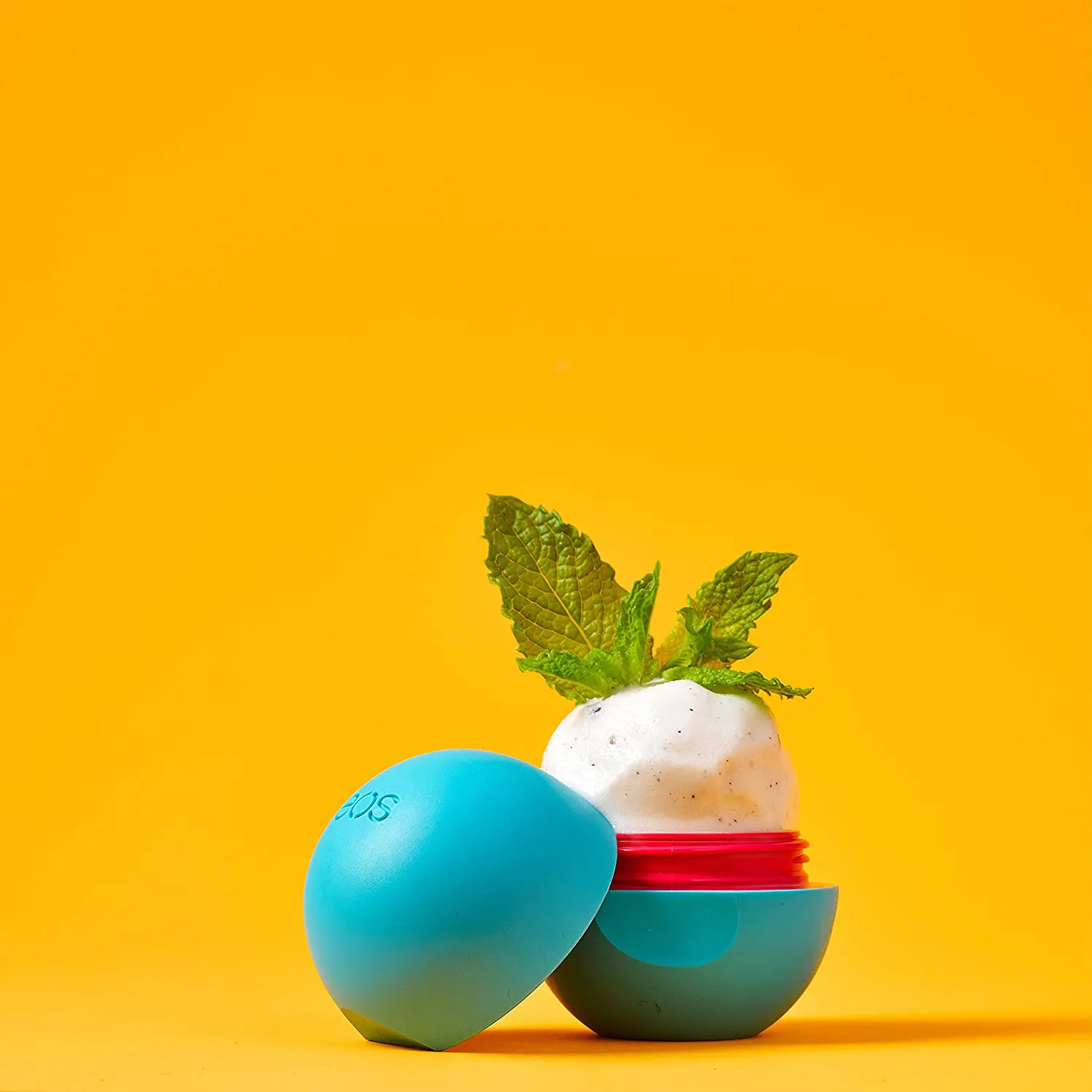 Eos Super Soft Shea Lip Balm 24 Hour Hydration Care to Moisturize Dry Lips Gluten Free, Vanilla Mint, 0.25 Oz