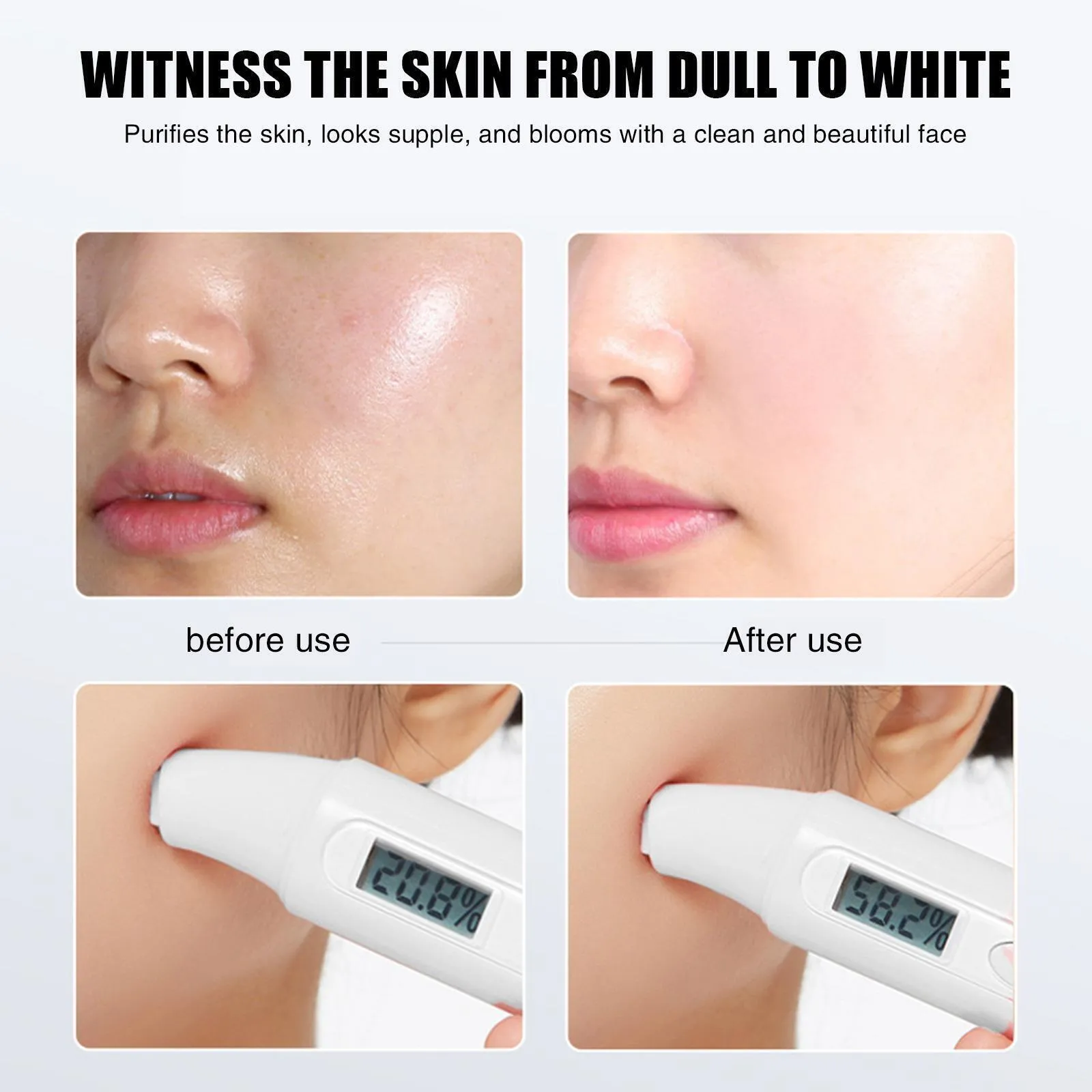 Facial Cleanser Foam Face Wash Whitening Gentle Cleansing GX Beauty Clean