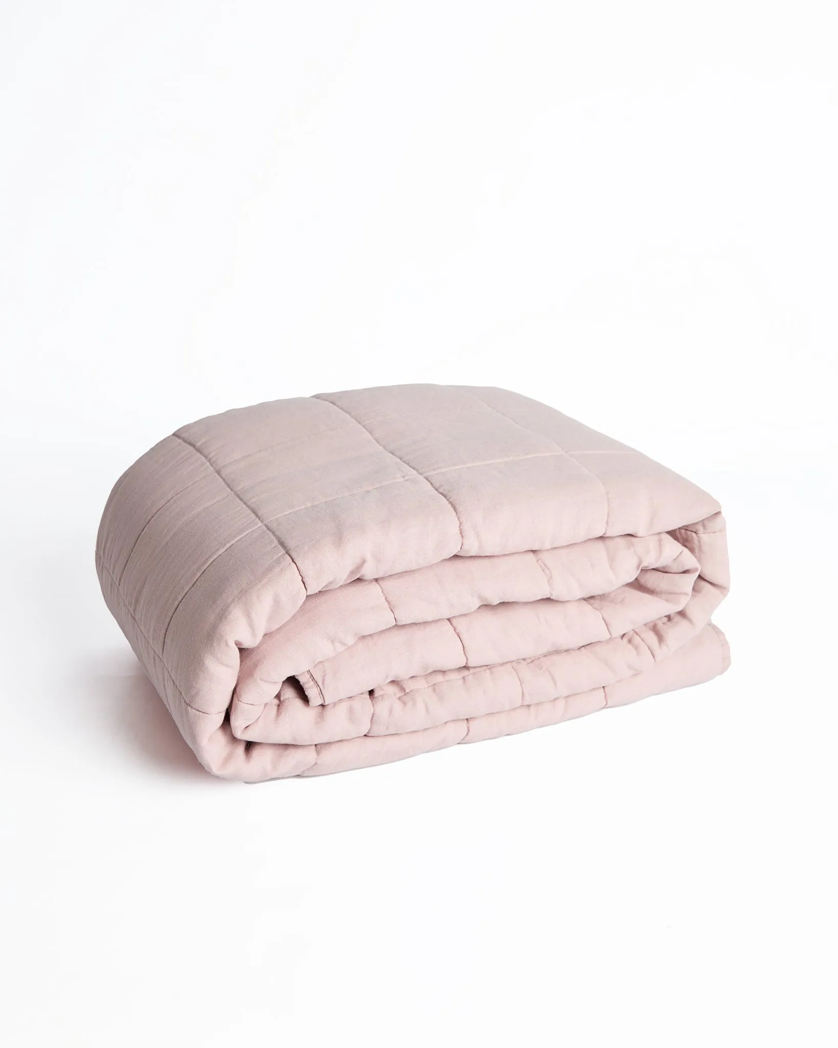 Foxford Blush Linen Quilt