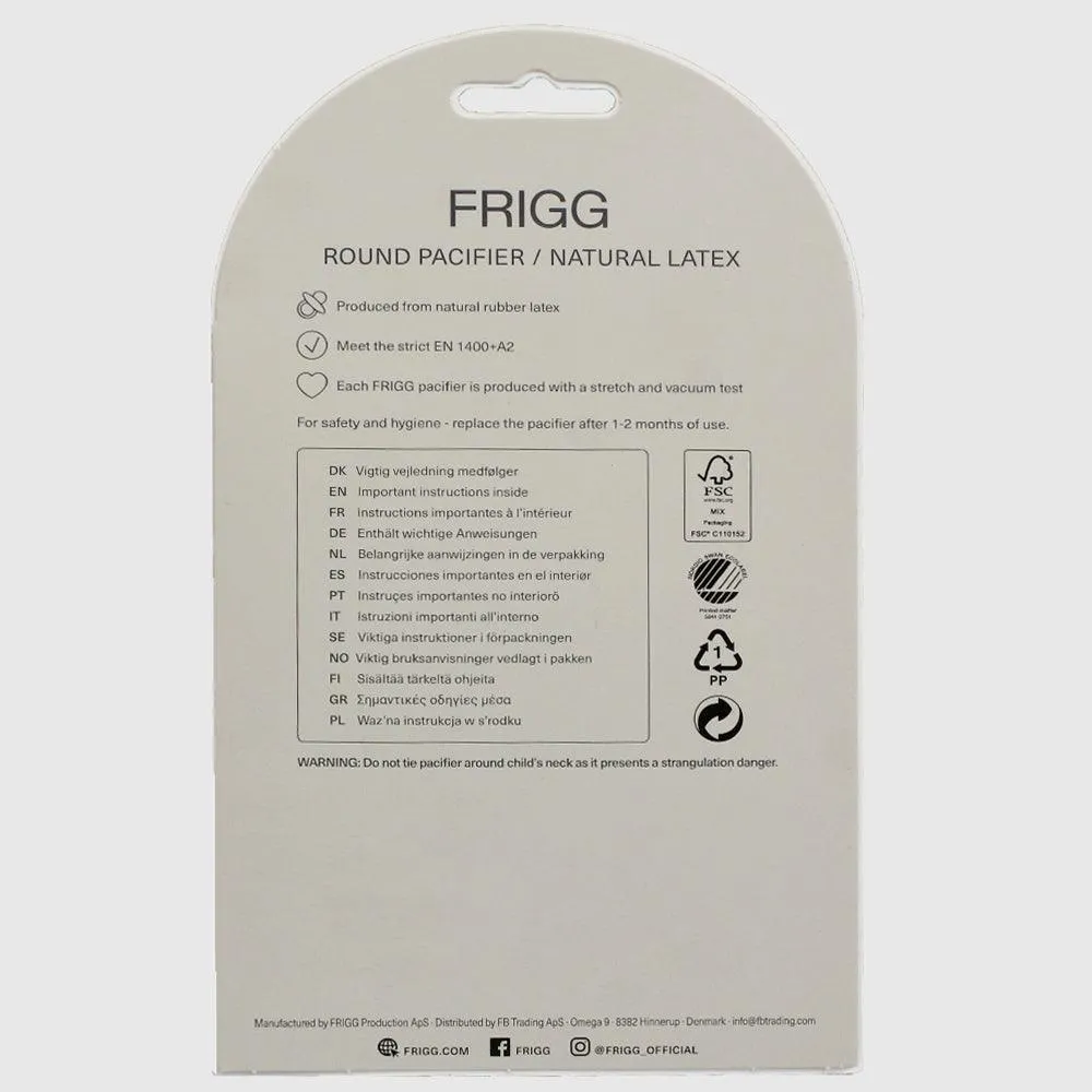 Frigg Daisy Natural Latex Pacifier 0-6 Months (Croissant Night 1)