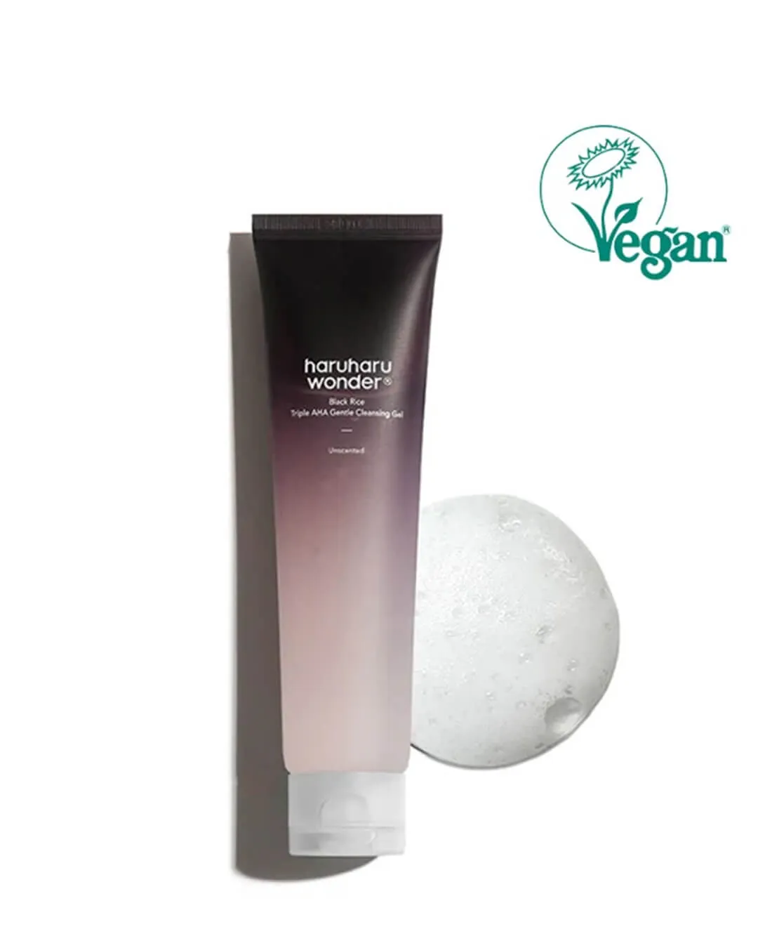 haruharu wonder Black Rice Triple AHA Gentle Cleansing Gel | Unscented