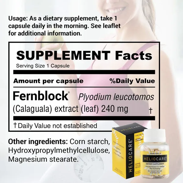 Heliocare Anti-Aging and Sun Effects Capsules with Fernblock Technology 60 Count
