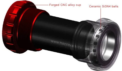 Italian Threaded External Ceramic Bottom Brackets