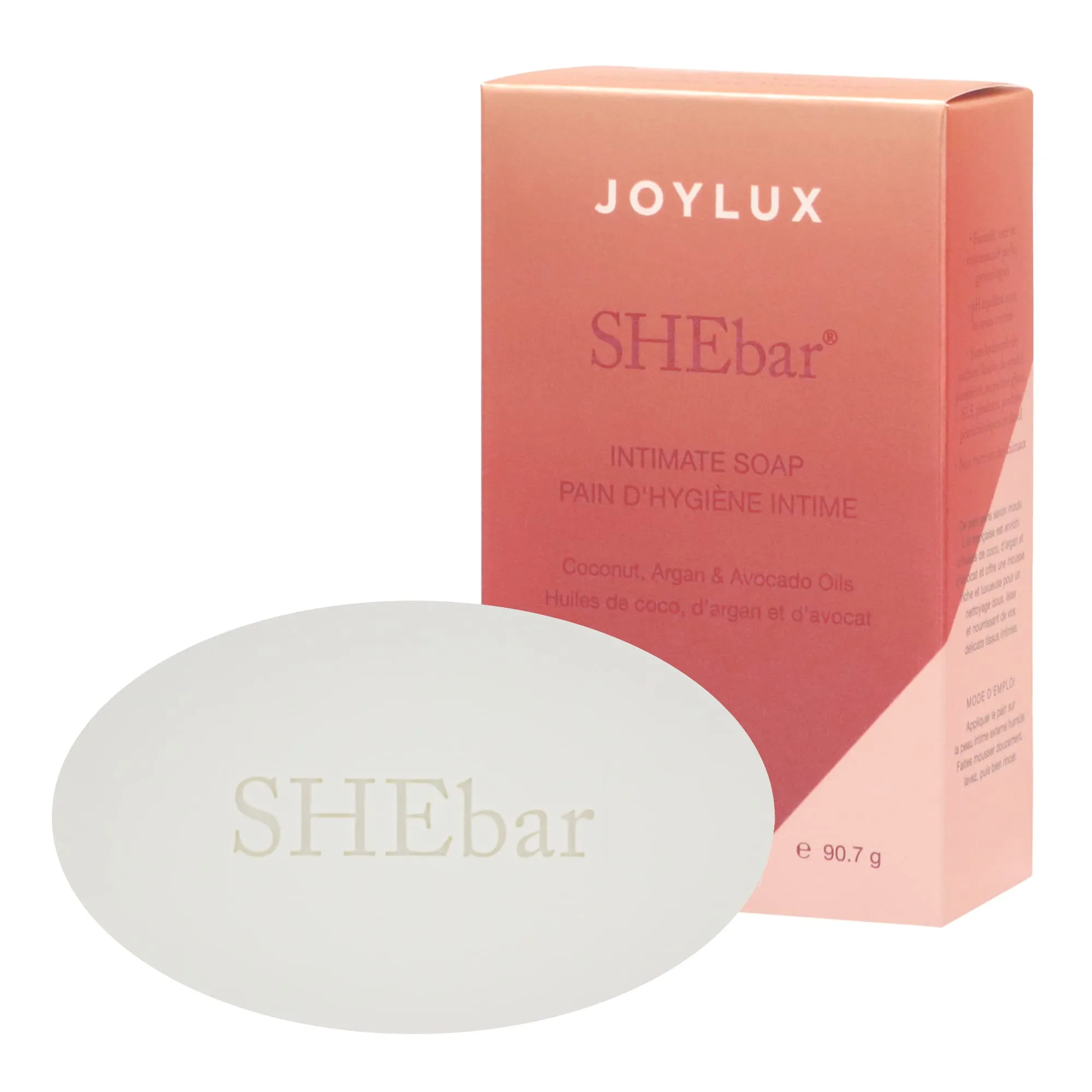 Joylux: SHEbar Intimate Feminine Cleansing Bar with pH-Balanced Formula (3.2oz)