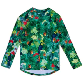 Jungle Long-Sleeve Rashguard Top UPF 50 