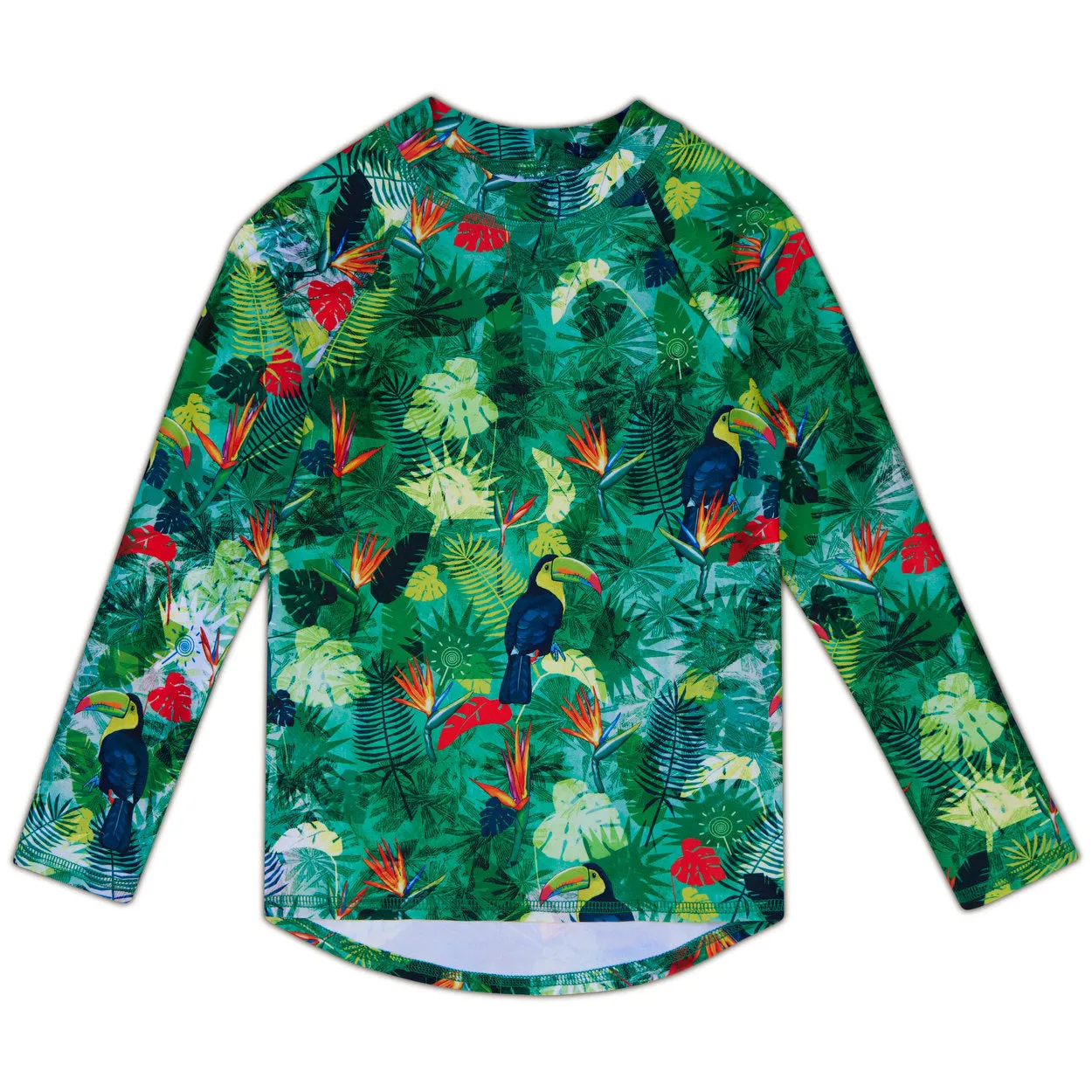 Jungle Long-Sleeve Rashguard Top UPF 50 