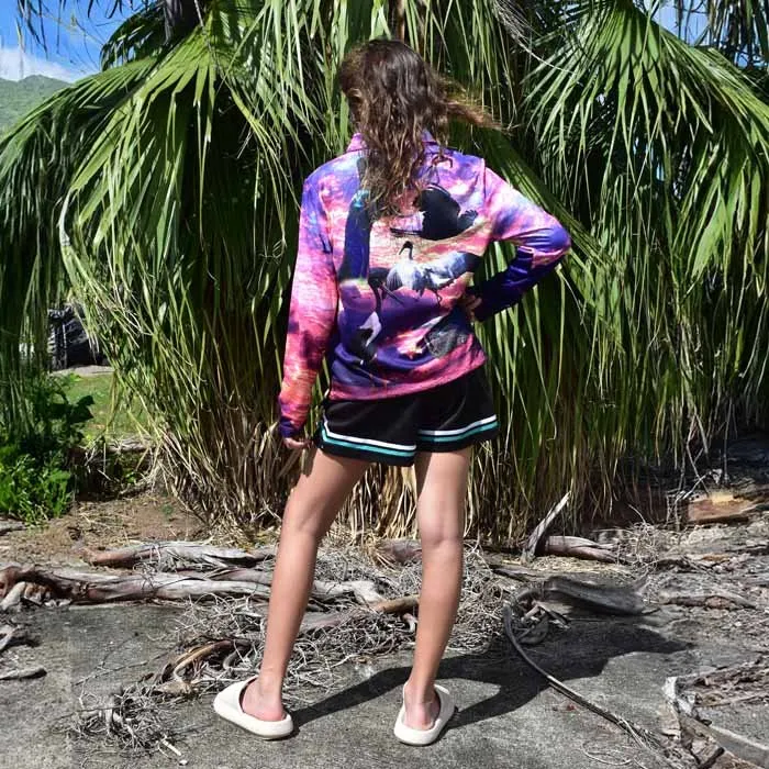 Kids Long Sleeve Sun Shirts  - Birds