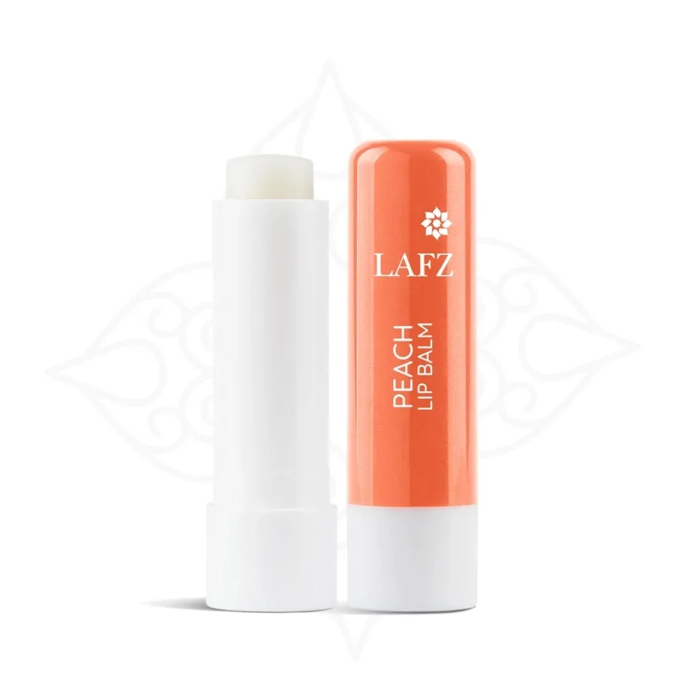 Lafz Moisturizing Lip Balm Cocoa Butter & Peach (4.5gm) - Pack of 02