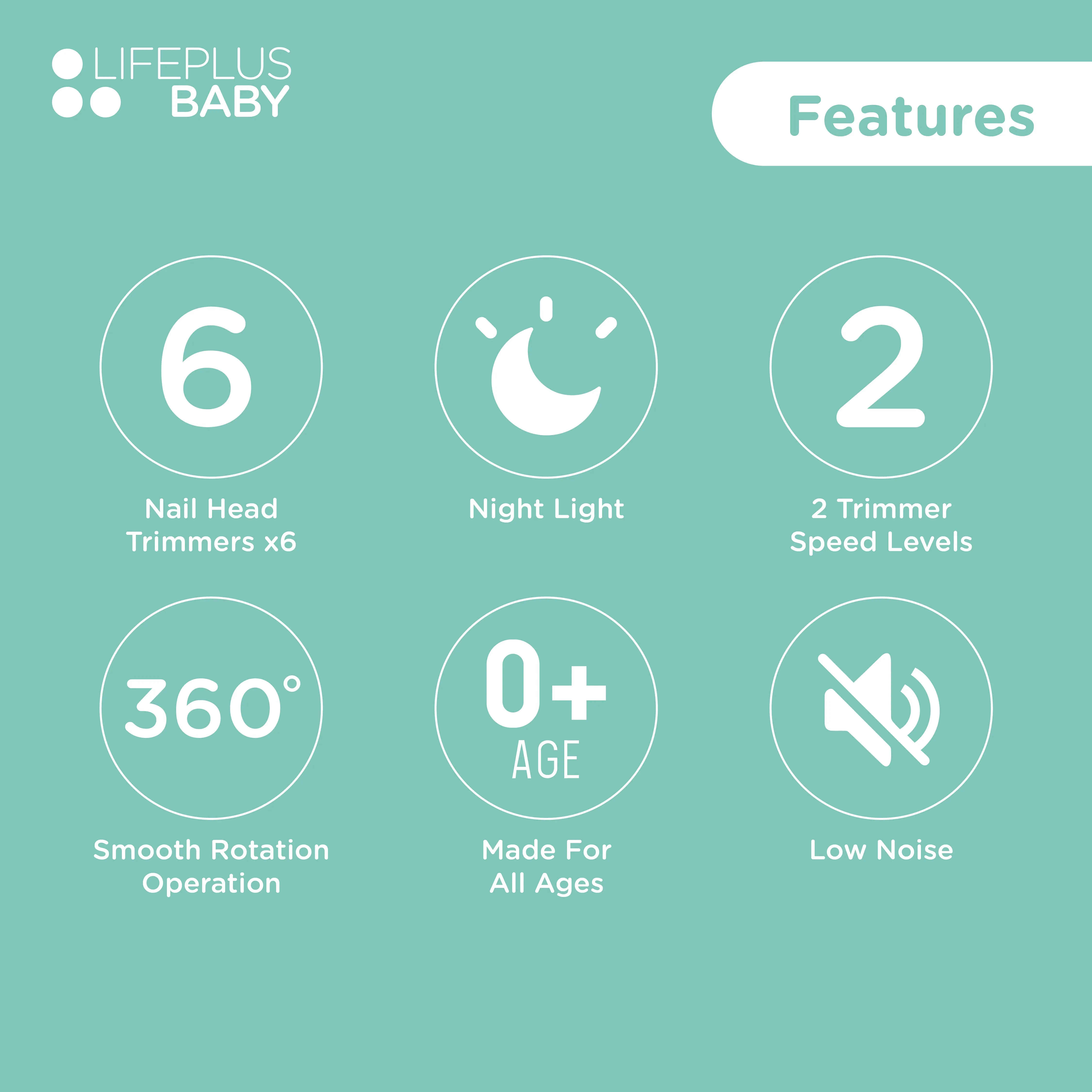 LIFEPLUSBABY NAIL TRIMMER & ACCESSORIES