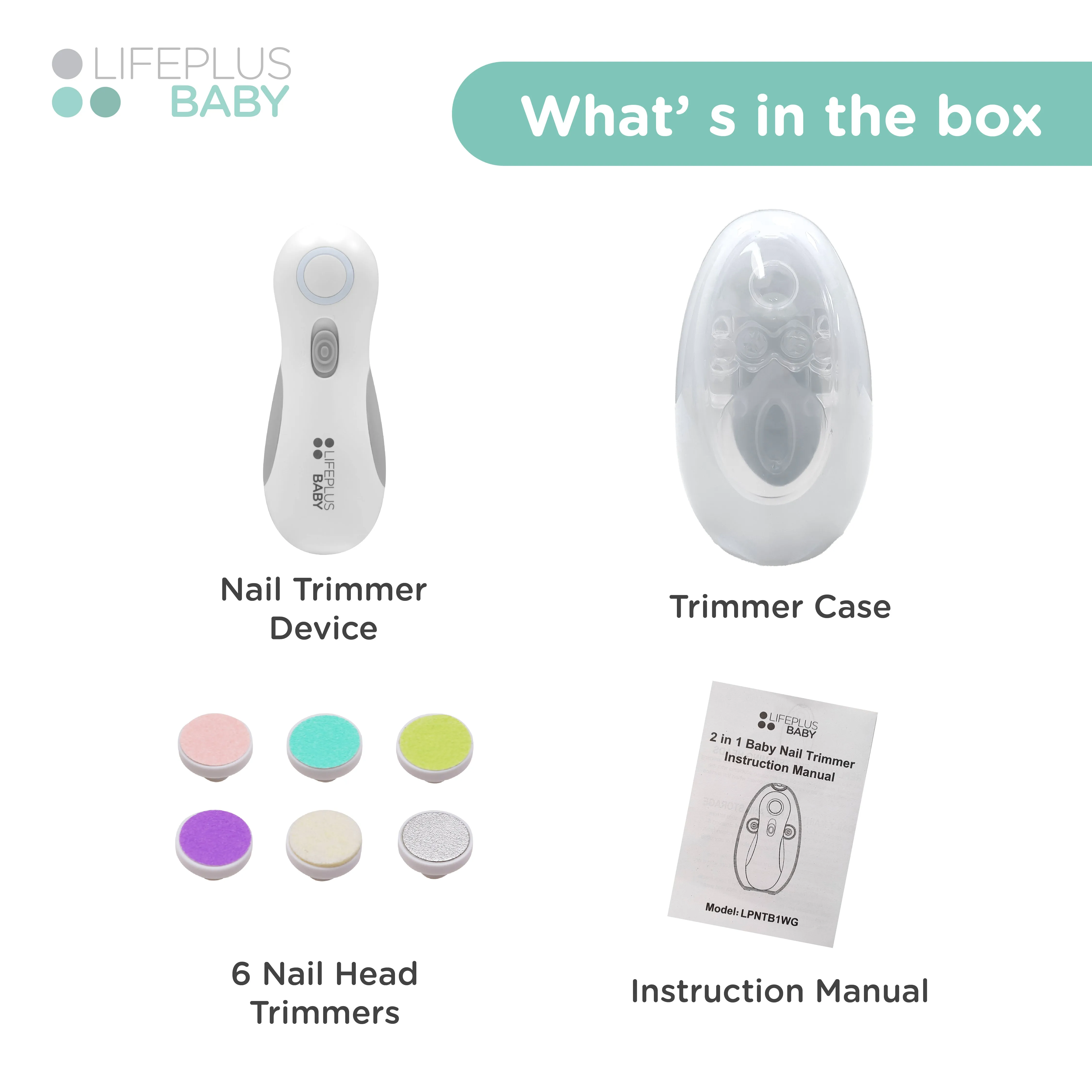 LIFEPLUSBABY NAIL TRIMMER & ACCESSORIES