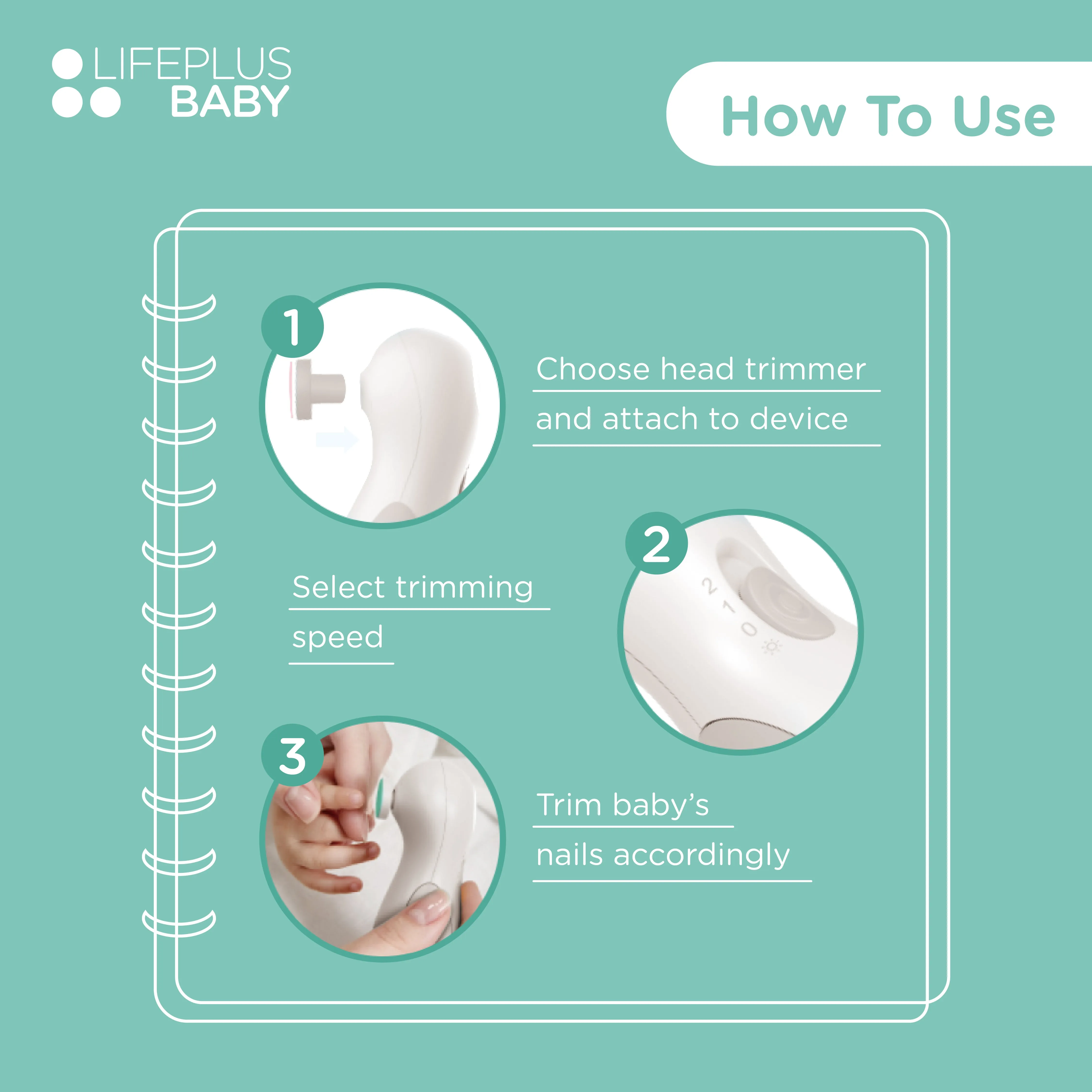 LIFEPLUSBABY NAIL TRIMMER & ACCESSORIES