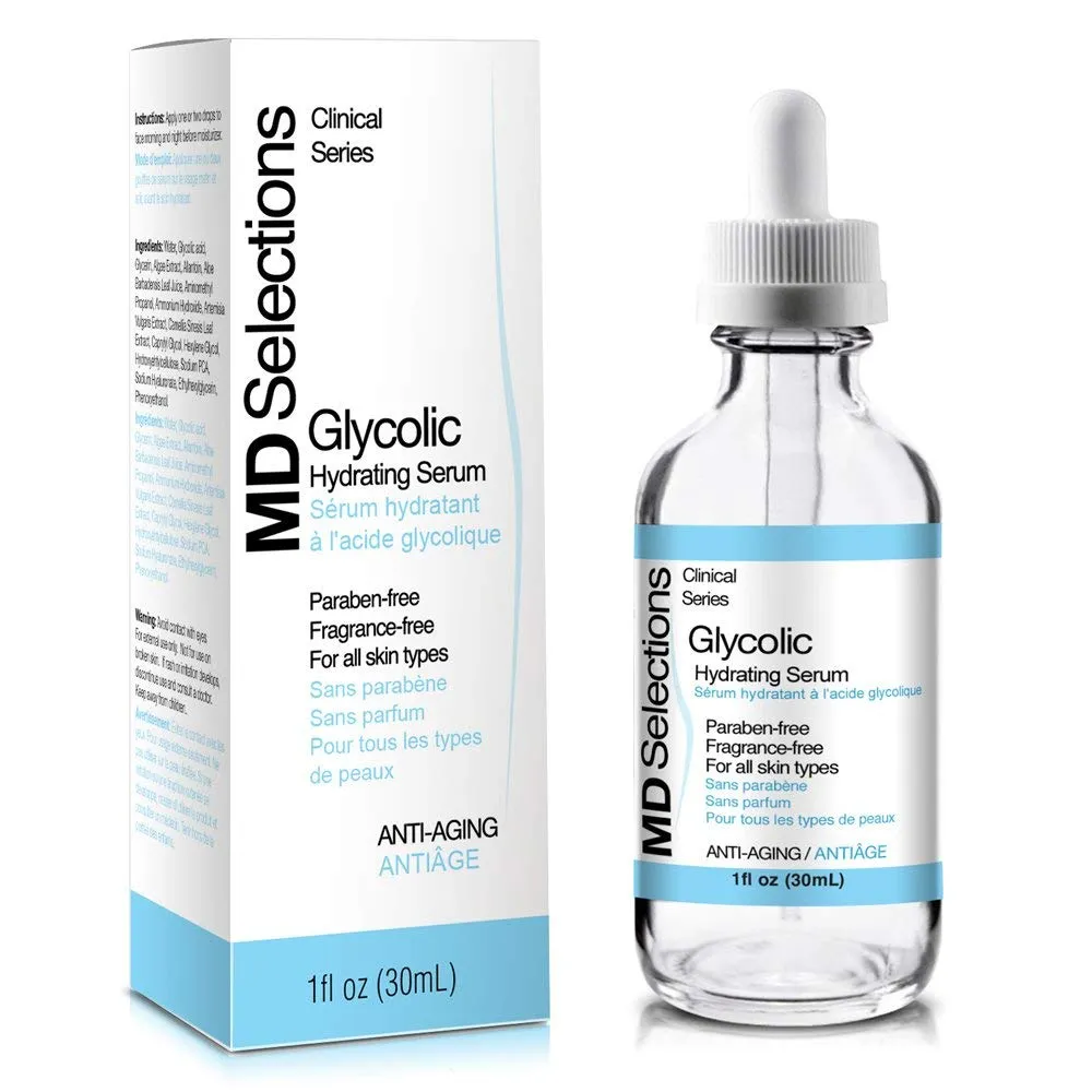 MD Selections Glycolic Hydrating Serum, 1 fl. oz.