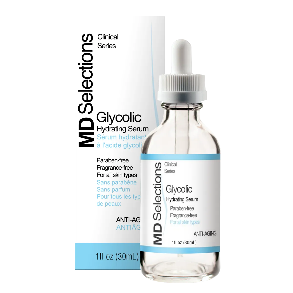 MD Selections Glycolic Hydrating Serum, 1 fl. oz.