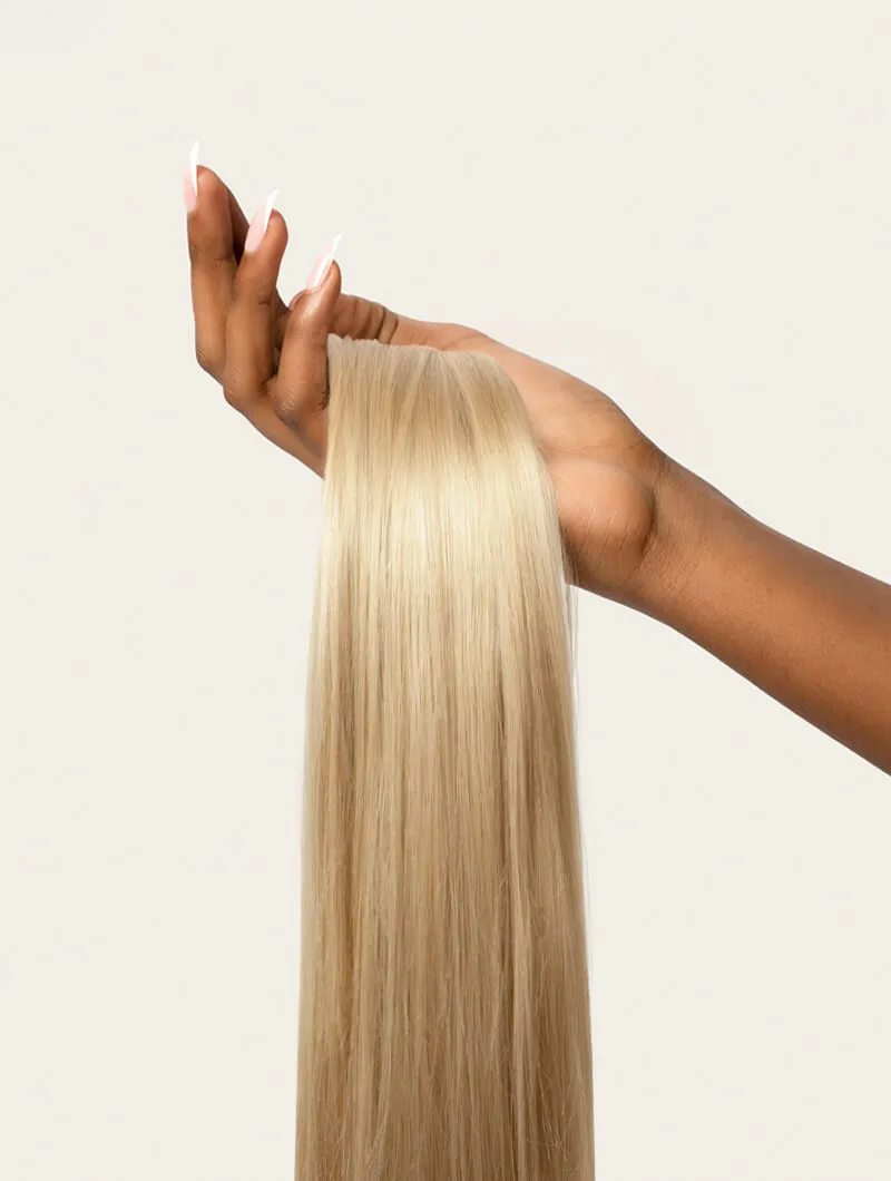 Medium Sandy Blonde, 20" Seamless Clip-In Hair Extensions, #18 | 180g