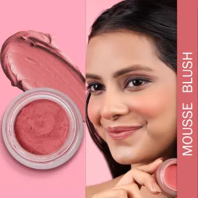 NY Bae Mousse Blush - Rosewood Romance 01 (10 gm) | Brown | Creamy Matte | Natural Matte Finish | Highly Pigmented | Lightweight | Satin Soft Feel | Super Blendable | All Skin Types
