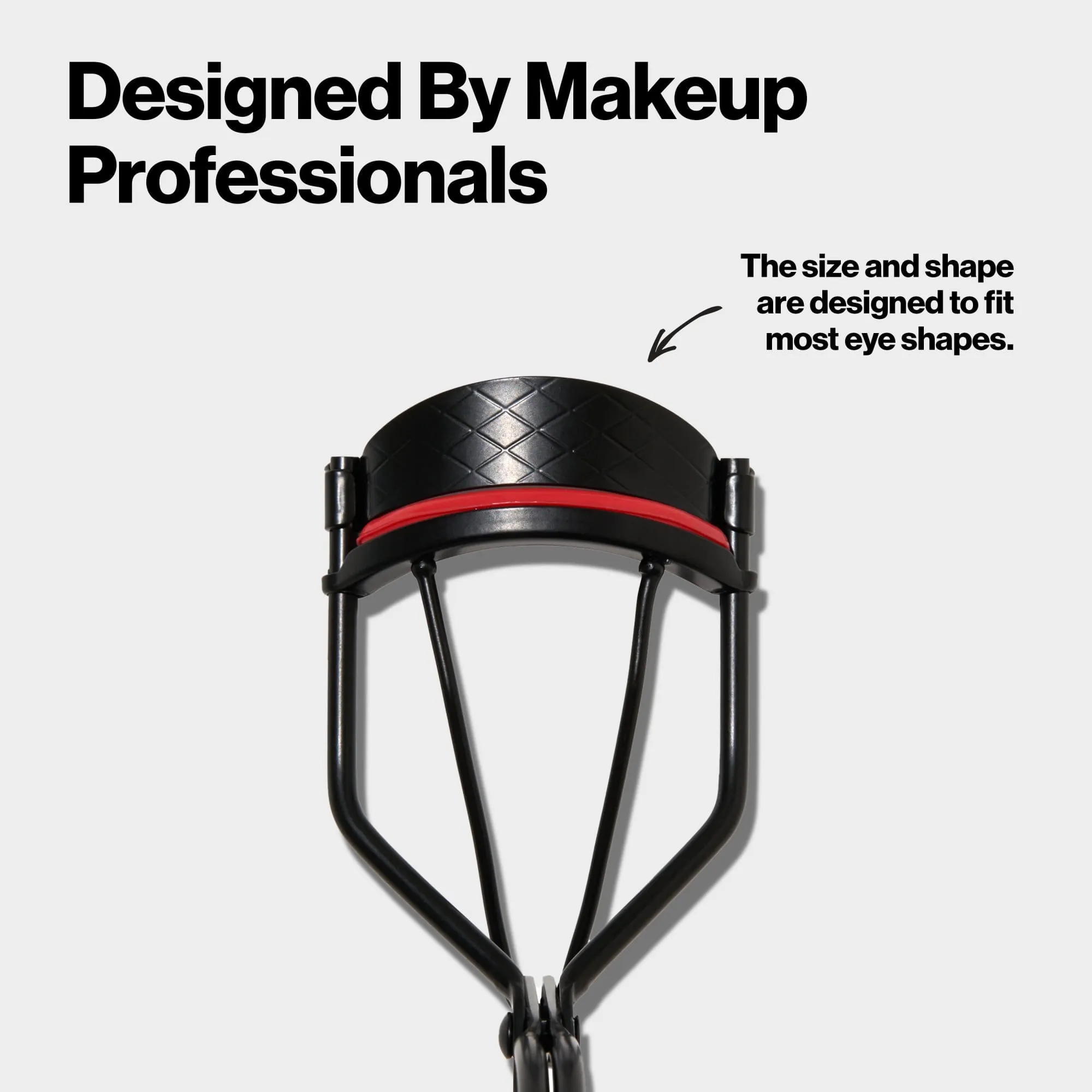 Revlon Extra Curl Eyelash Curler, Non Slip Finger Grip, Black