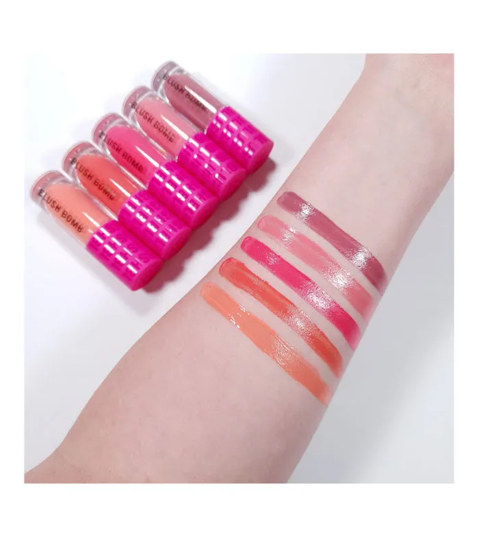 Revolution - Colorete líquido Blush Bomb - Glam Orange