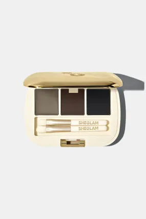 Sheglam Full-Filled Eyebrow Palette - 102 Ash Brown