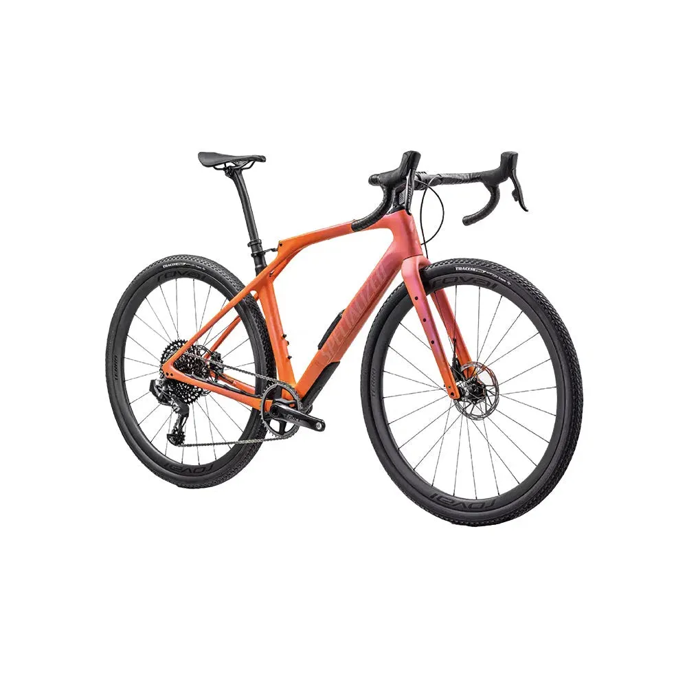 SPECIALIZED DIVERGE STR PRO Complete Bike Gravel Sram Force AXS Eagle - Satin Blaze/Violet Ghost Pearl Fade