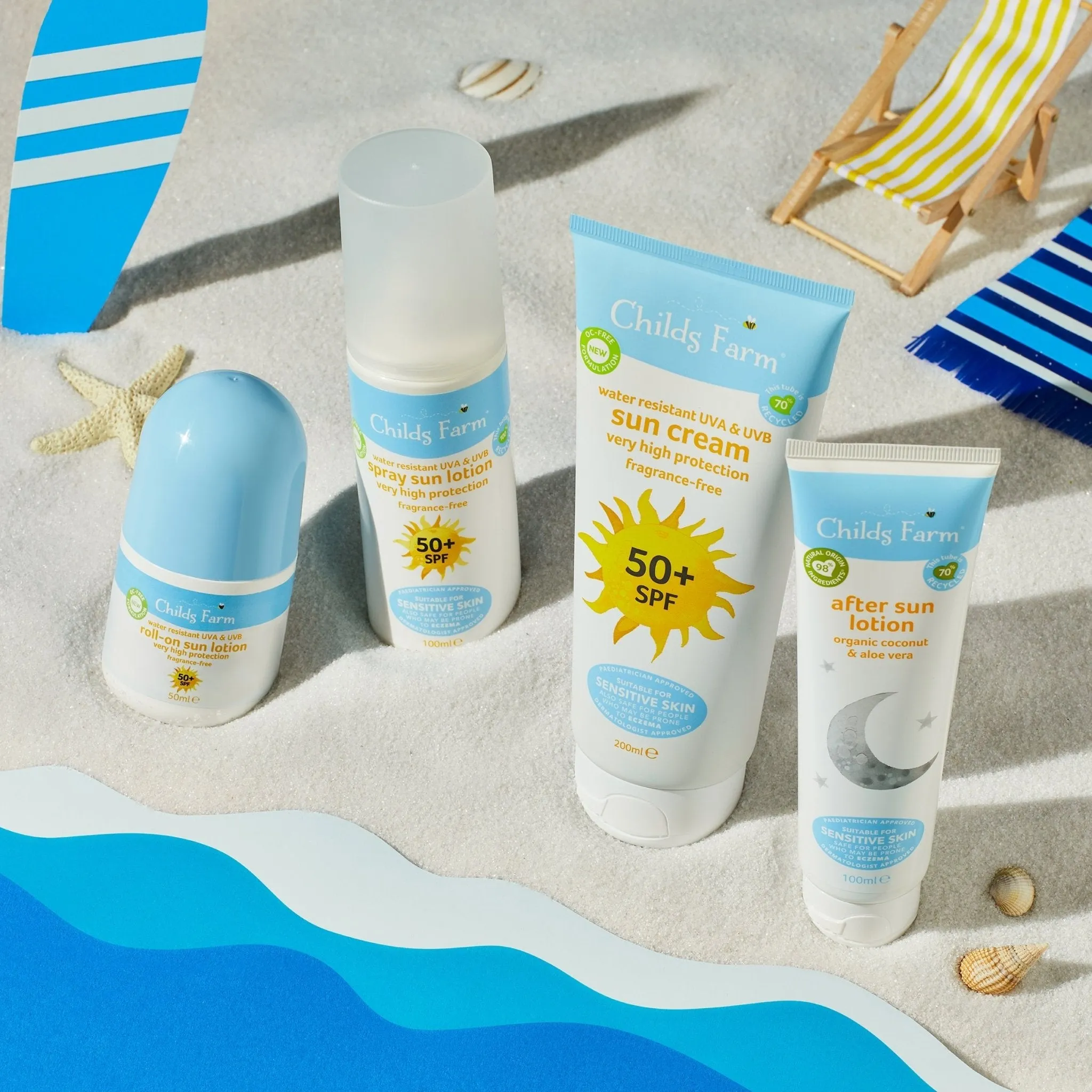 [STAFF] Childs Farm 50  SPF roll-on sun lotion fragrance-free