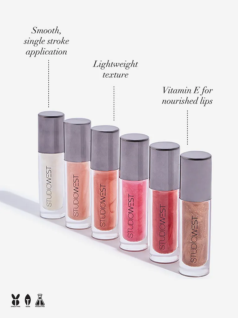 Studiowest Juicy Shot Plumping Tint- Fiery R-01 Red Lip Gloss - 4 ml