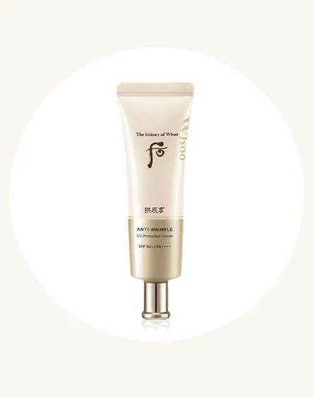 THE WHOO Gong Jin Hyang Jin Hae Yoon Anti Wrinkle UV Protective Cream SPF50 / PA     50 ml