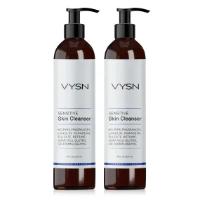 VYSN Sensitive Skin Cleanser - Gentle & Soothing Cleanser - 2-Pack
