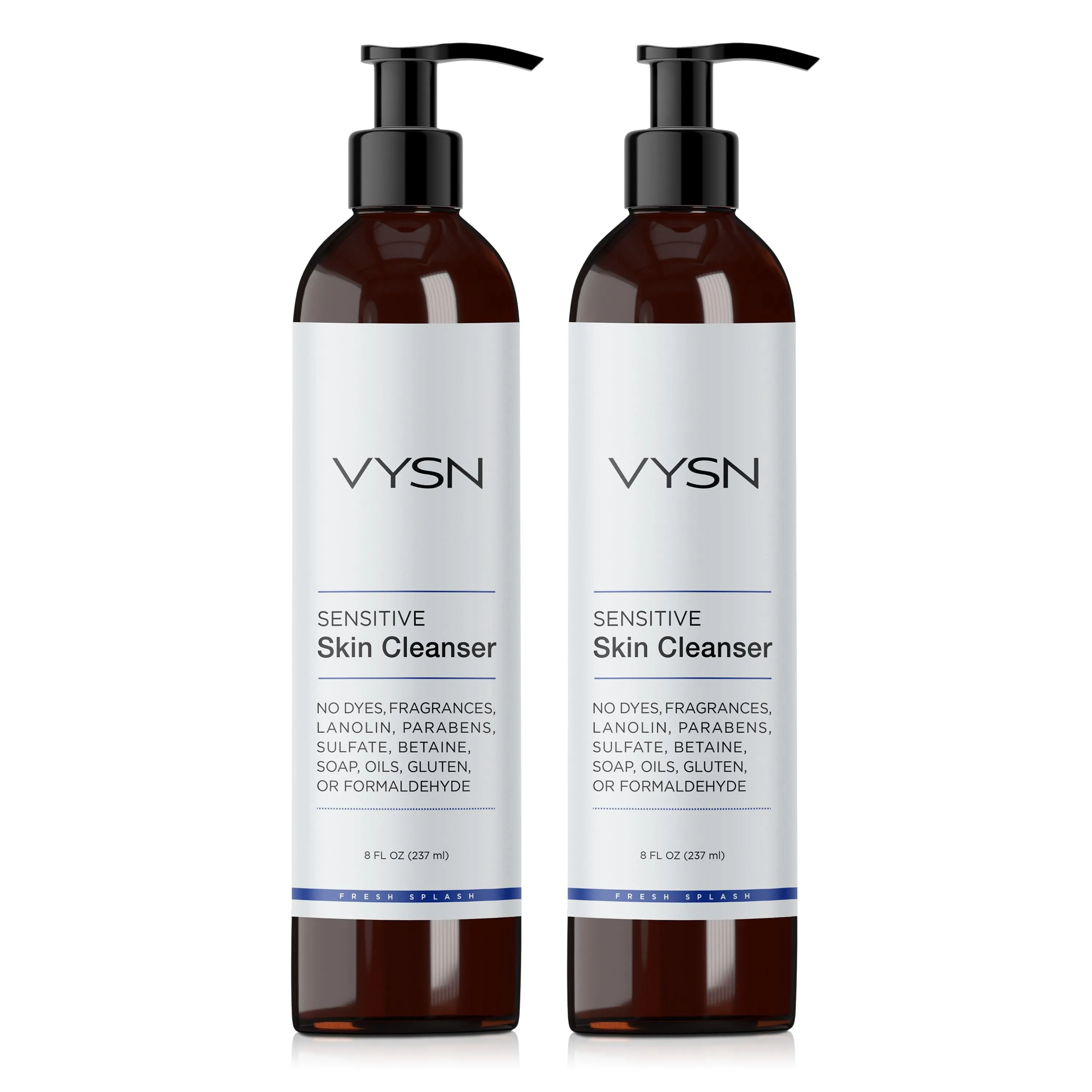 VYSN Sensitive Skin Cleanser - Gentle & Soothing Cleanser - 2-Pack