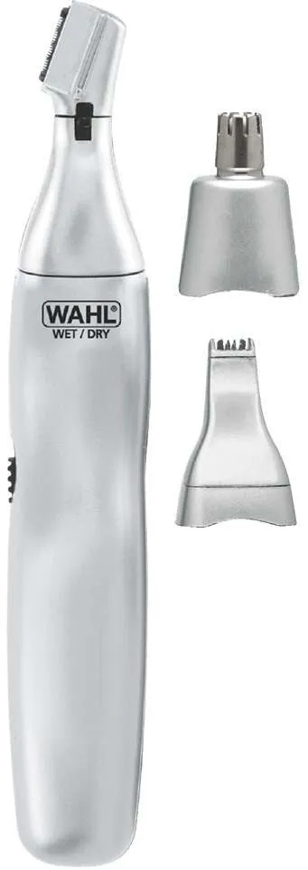 Wahl Ear, Nose & Brow 3-In-1 Precision Trimmer Silver