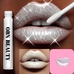 White Glitter Lip Gloss