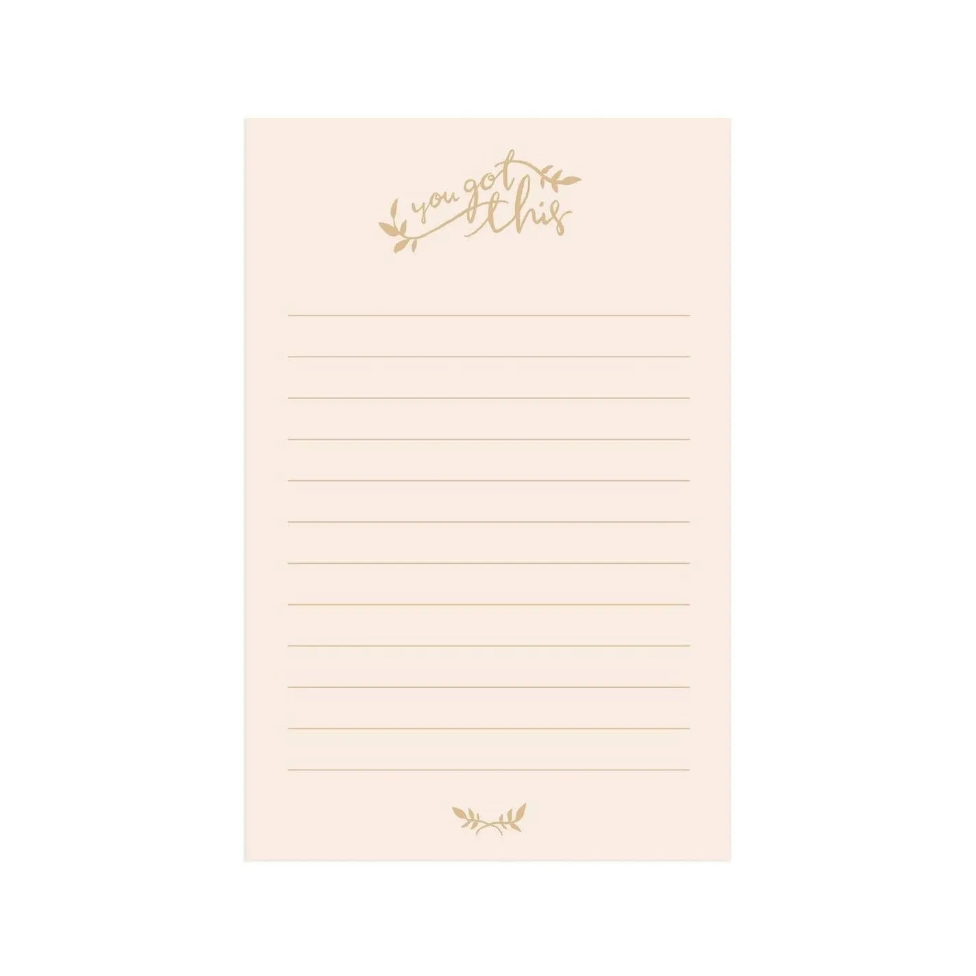 You Got This - 75 Sheet List Notepad